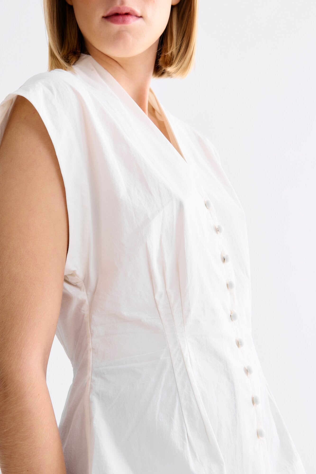 Vada bluse - 007 Egret