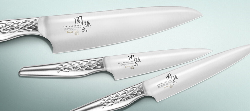 Seki Magoroku Shoso knivsæt - sølv