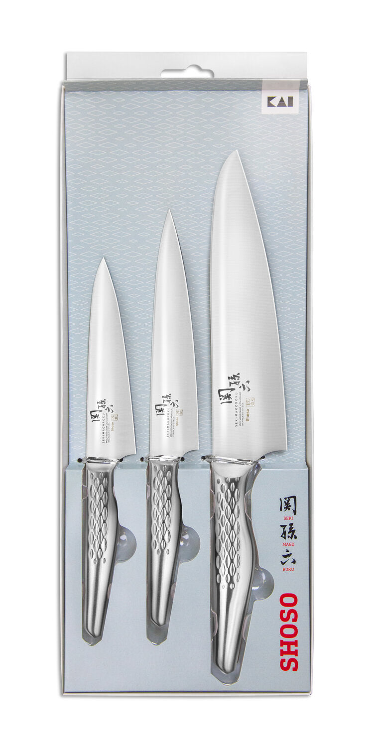 Seki Magoroku Shoso knivsæt - sølv