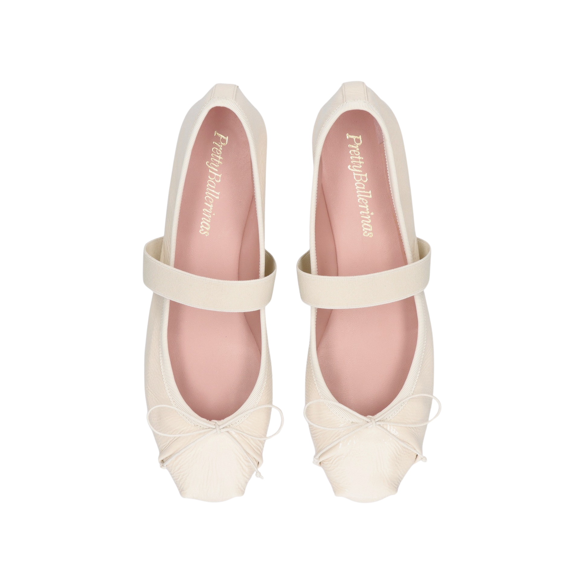 Camille ballerinasko - White Gloss