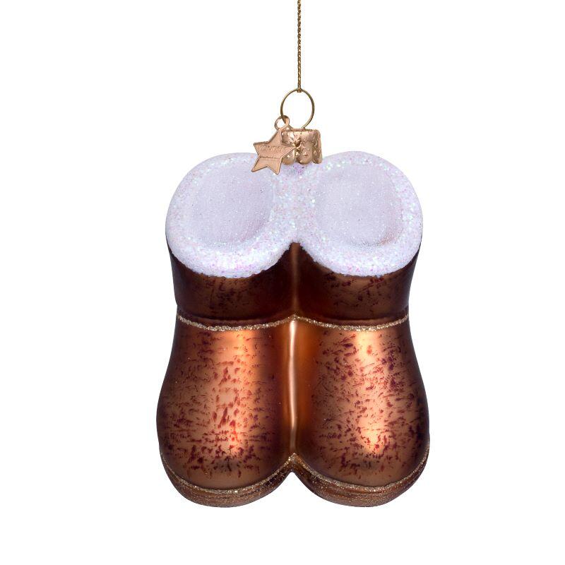 Bamsestøvle juleophæng - H7 cm.