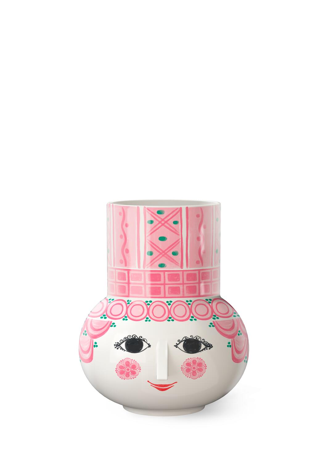 Olga vase, pink - H:15 cm