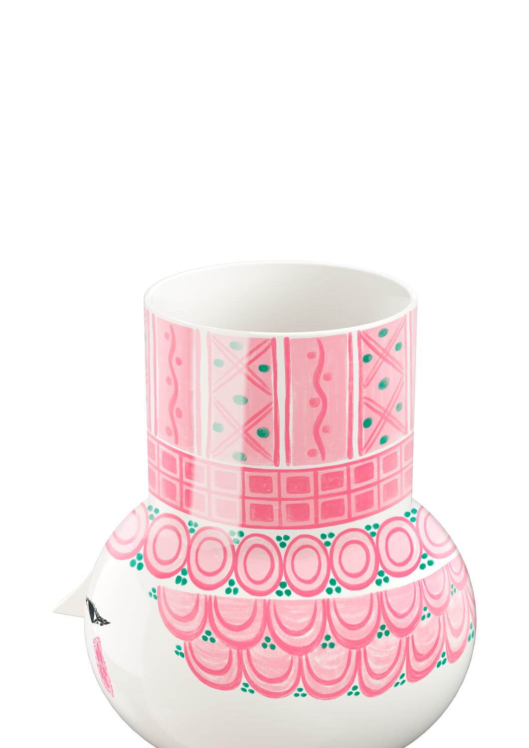 Olga vase, pink - H:15 cm