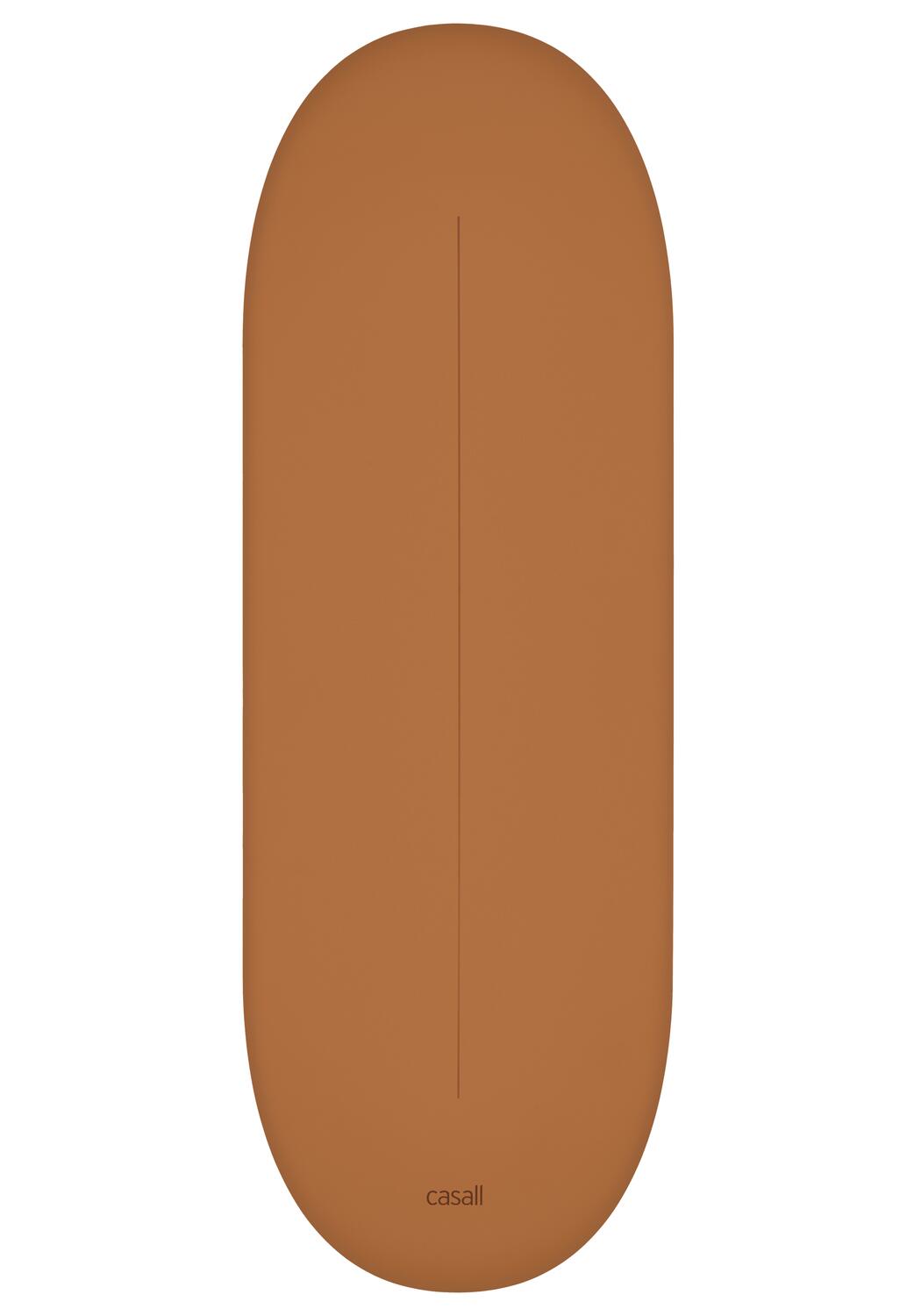 Grip & Cushion III oval yogamåtte – Vintage Brown