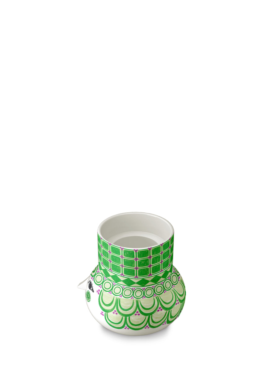 Olga bloklysestage, grøn - H12 cm