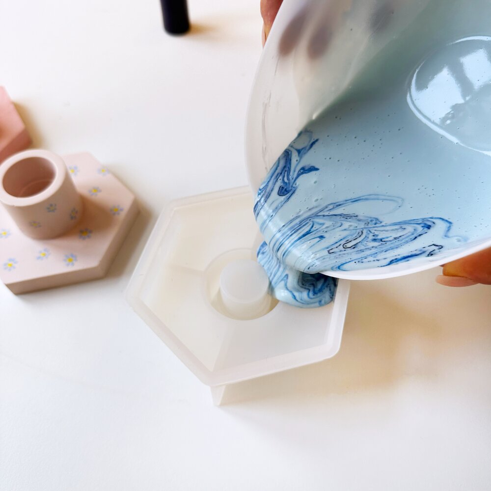 DIY lysestage støbekit