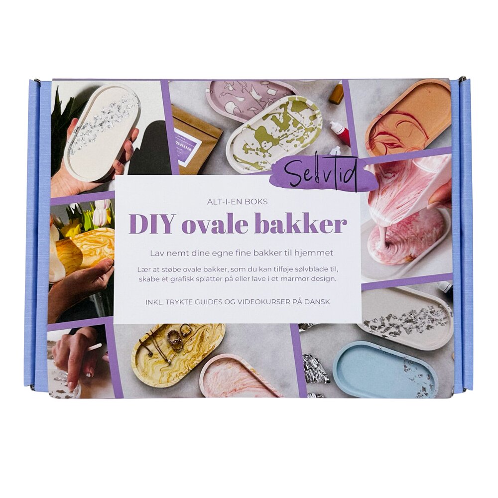 DIY ovale bakker støbekit