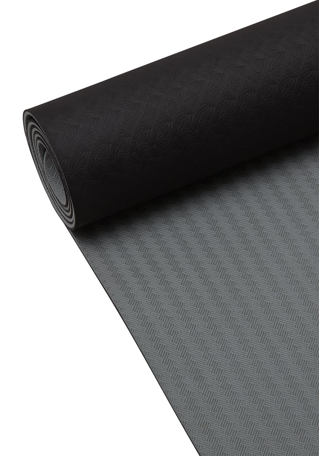 Position yogamåtte – sort/grå