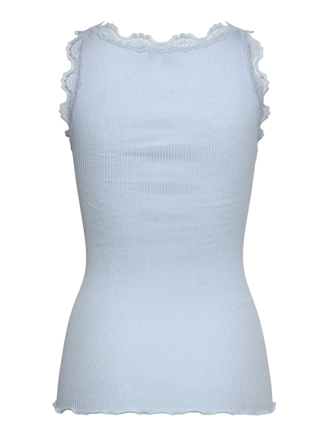 RWBabette lang silke blonde top - Nantucket blue