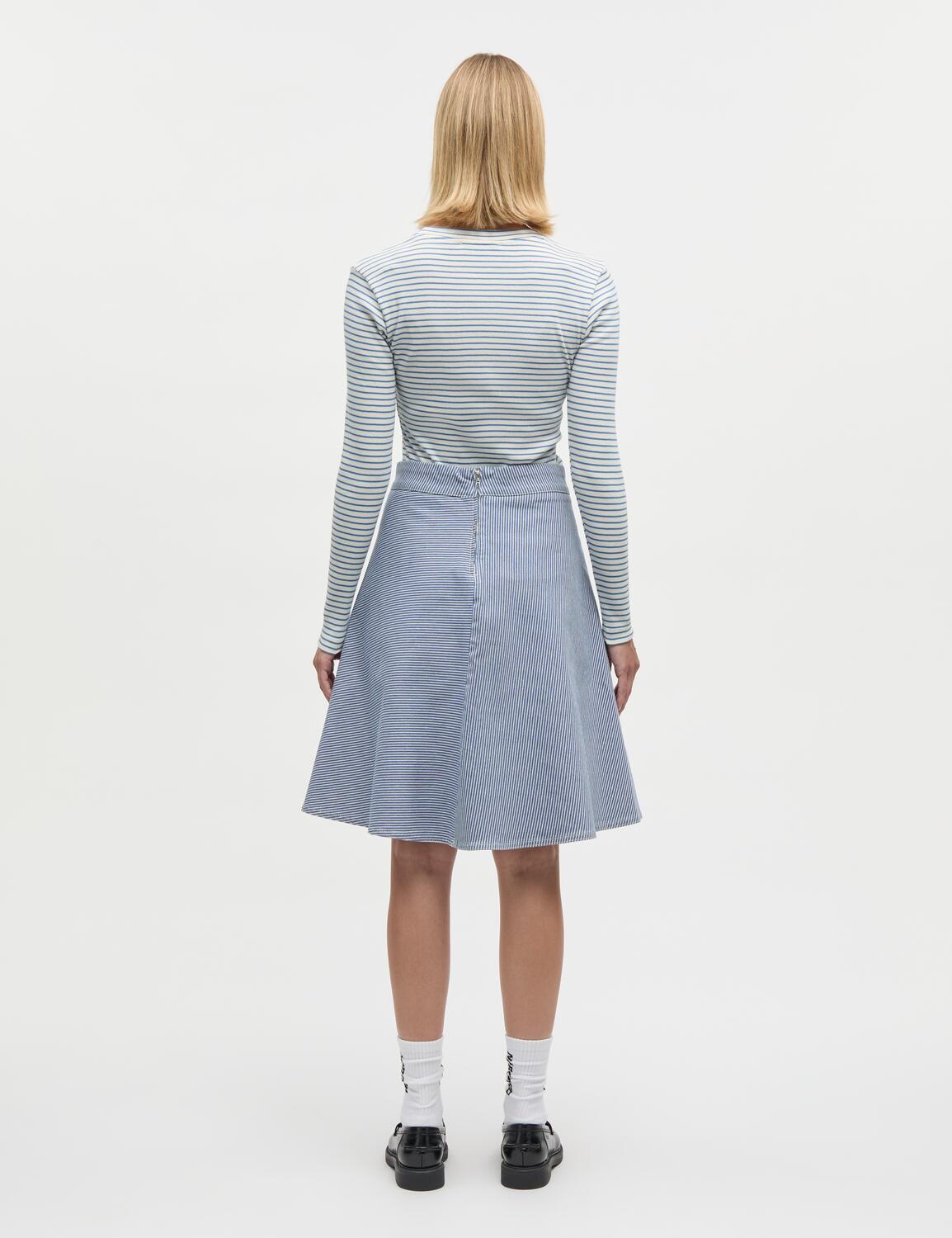 Hickory Punk Stelly denimnederdel - Bright Cobalt