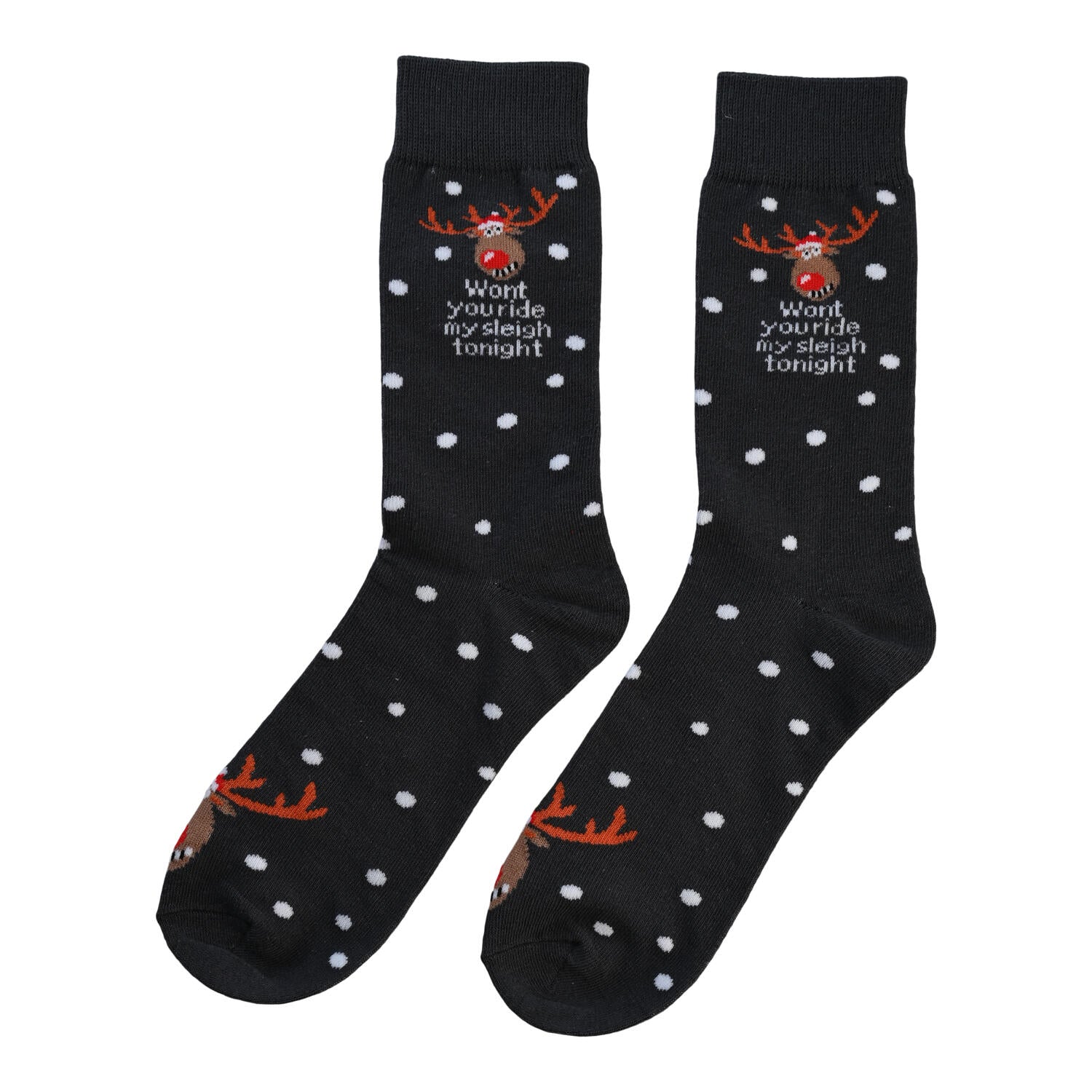 Funny julestrømper - grå