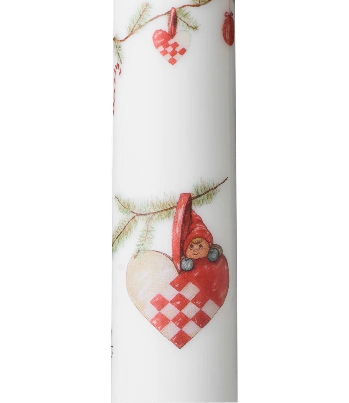 Juleglimt led kronelys - H25 cm.