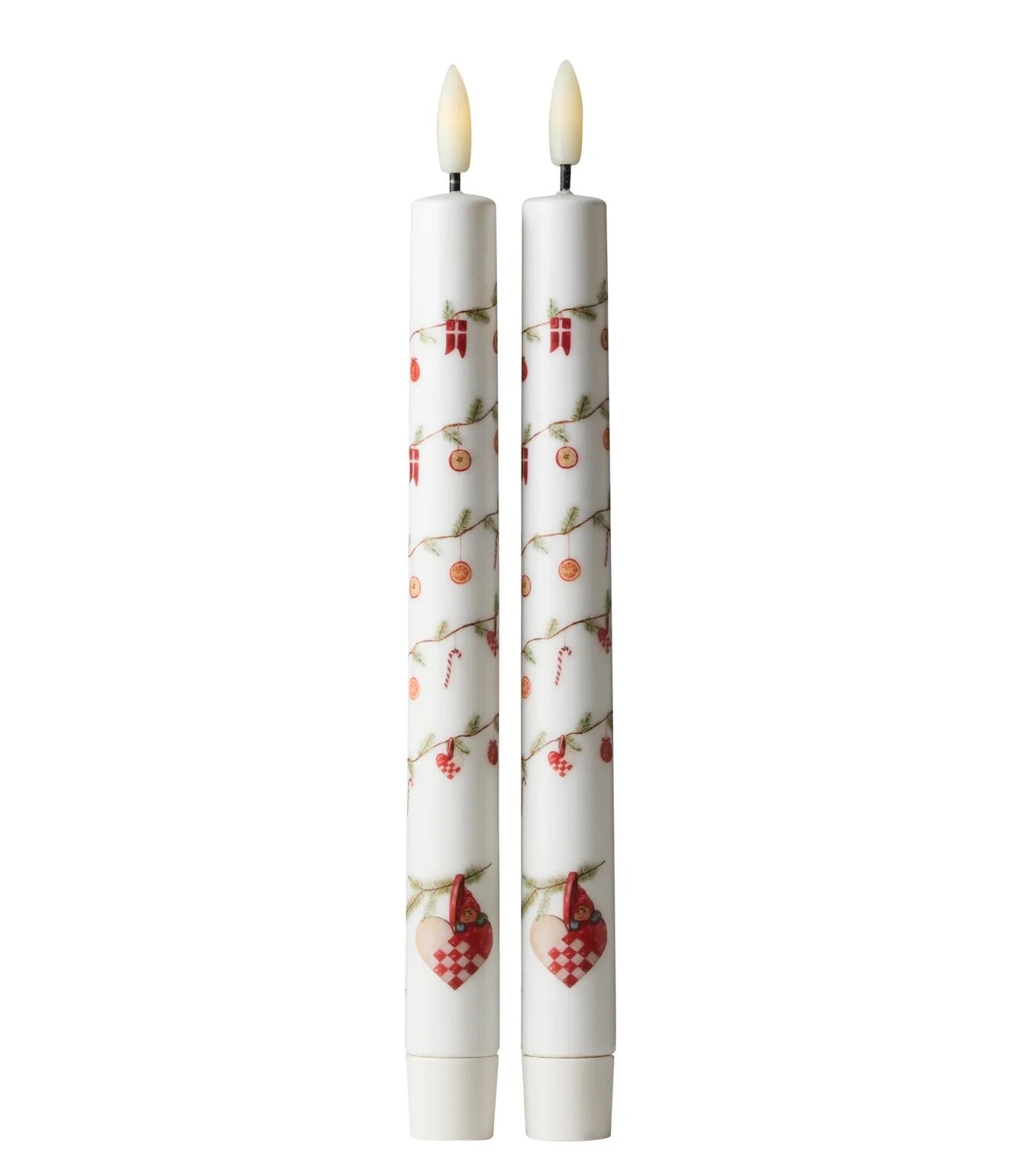 Juleglimt led kronelys - H25 cm.