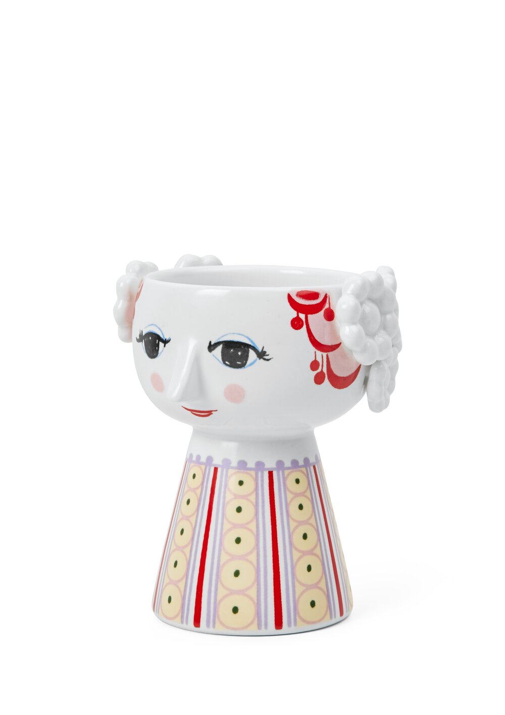 Eva lysestage, Lavendel - H9.5 cm.