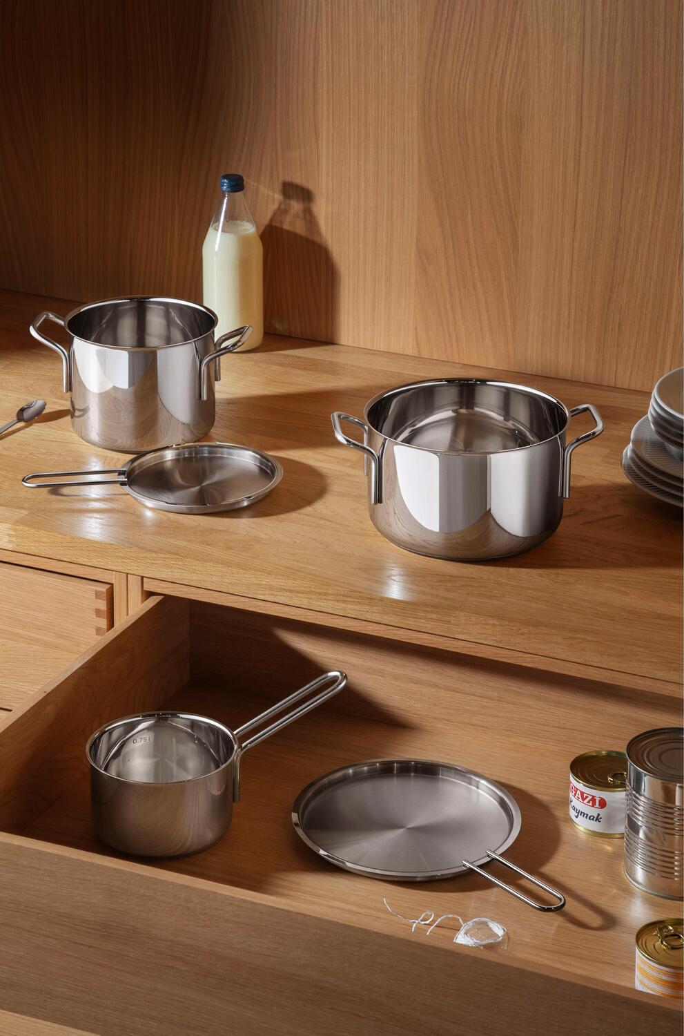 Stainless Steel kasserolle - 1,1L
