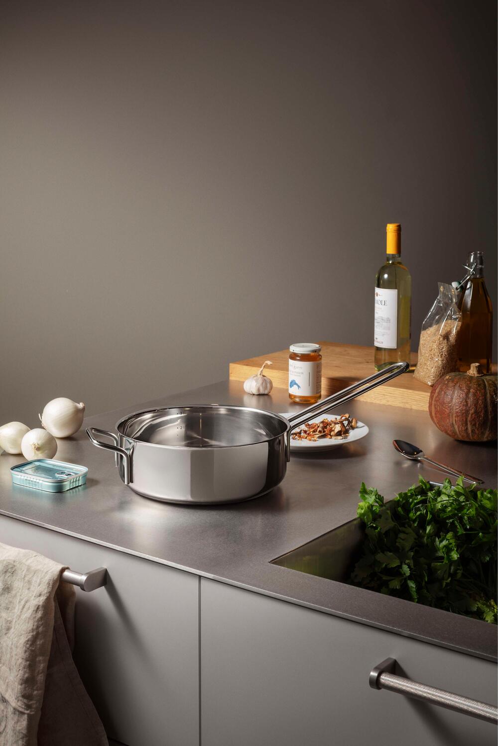 Ø24 cm - Stainless Steel sauterpande