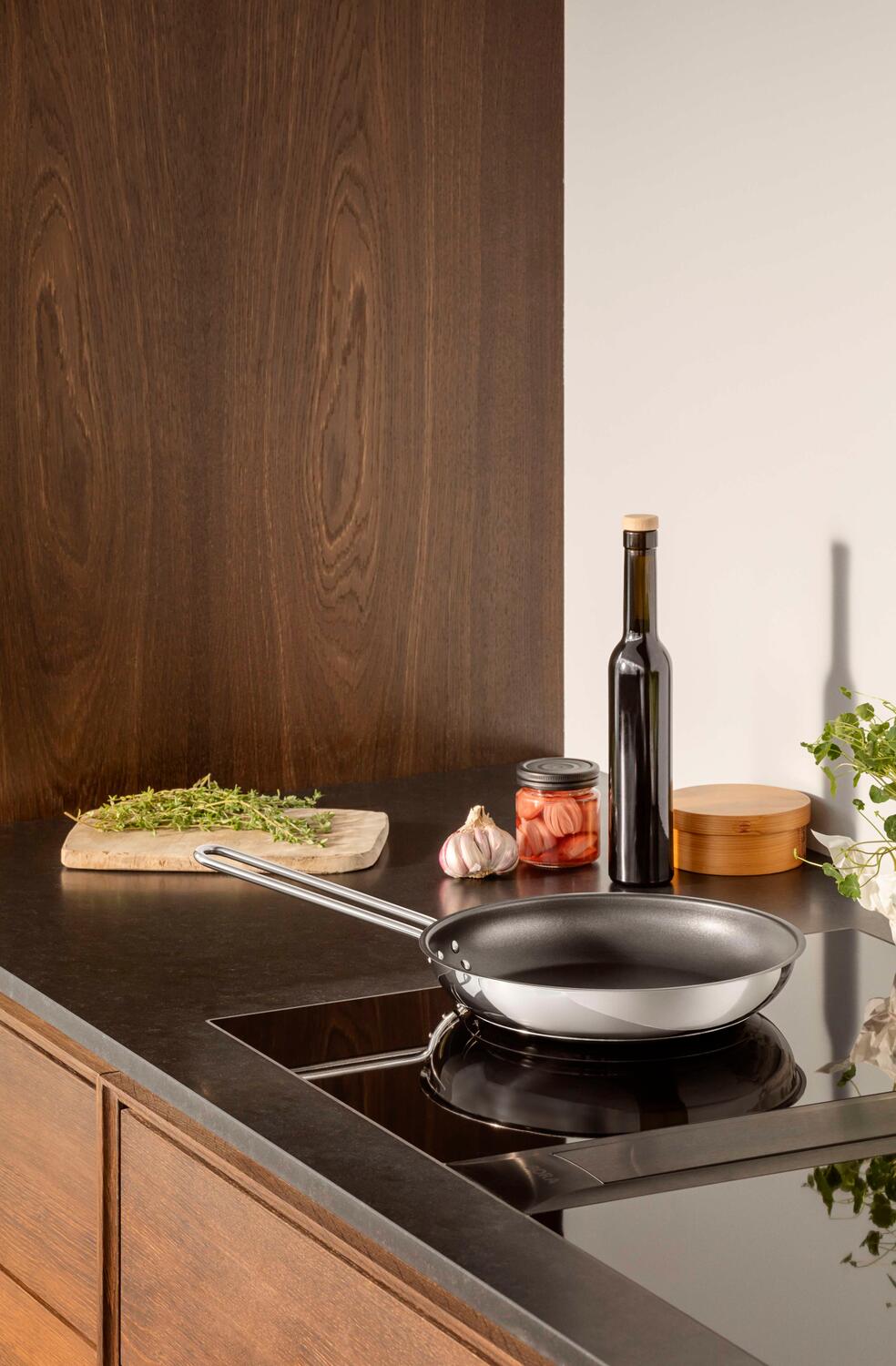 Ø24 cm - Stainless Steel stegepande