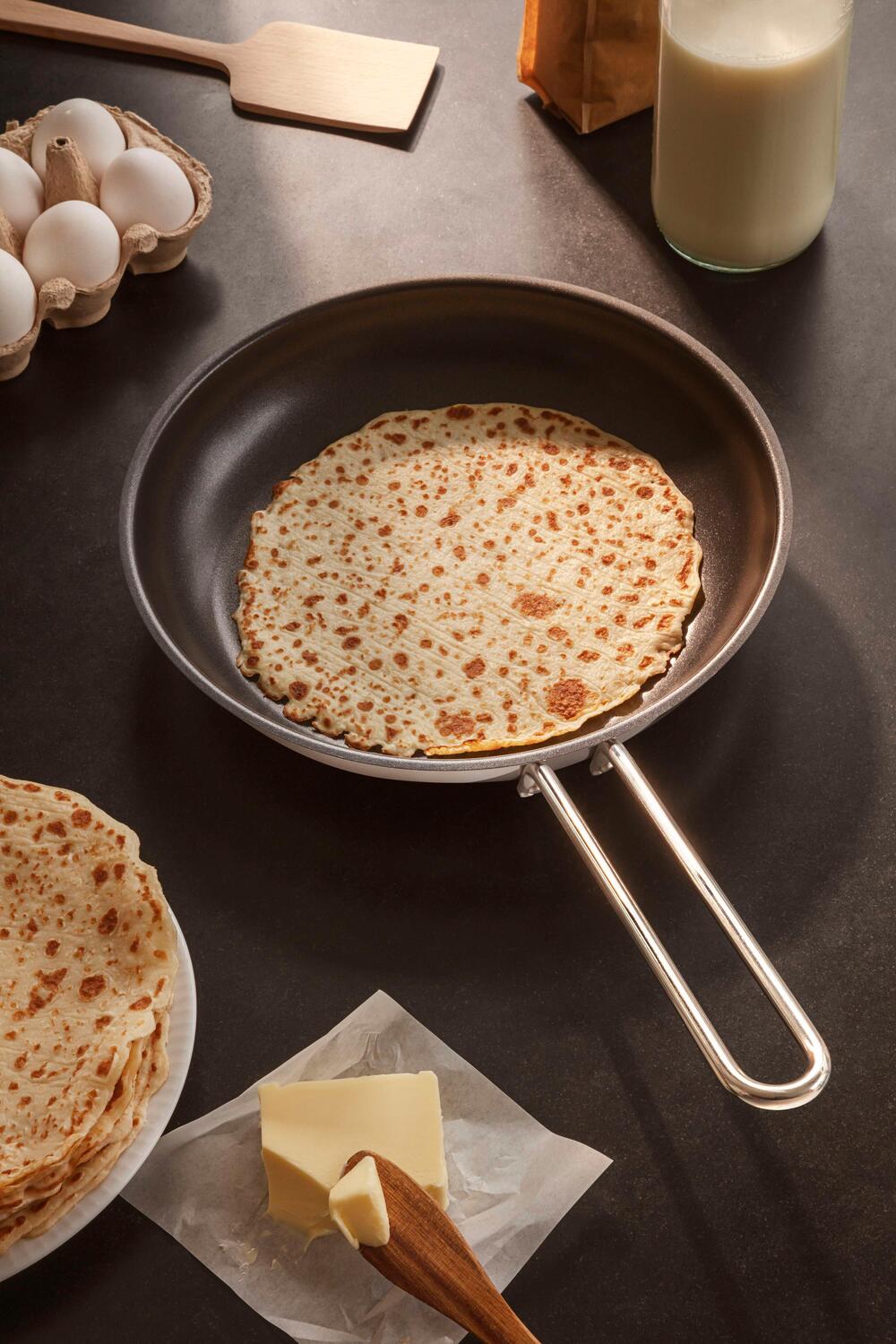 Ø28 cm - Stainless Steel stegepande