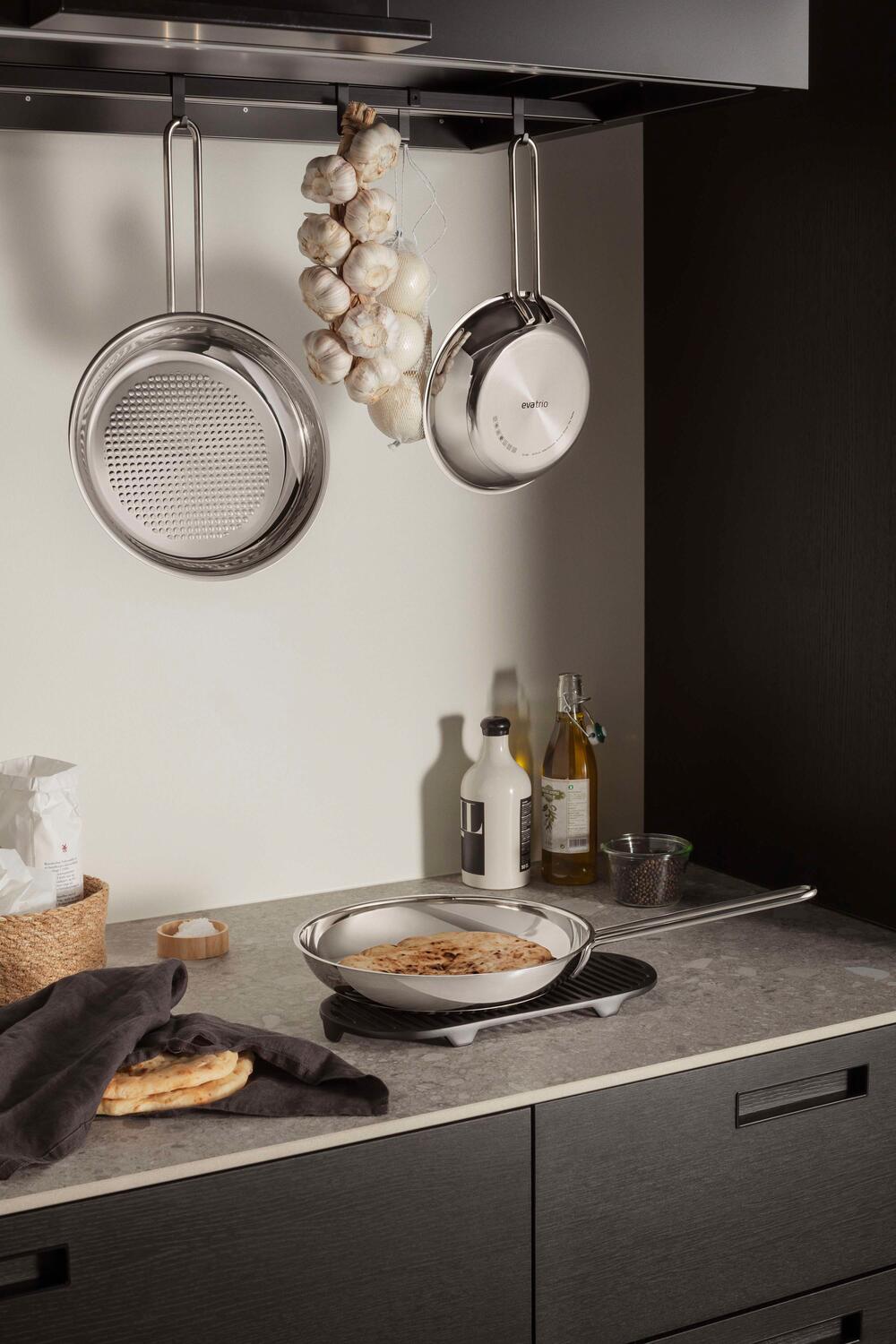 Ø28 cm - Honeycomb Stainless Steel stegepande
