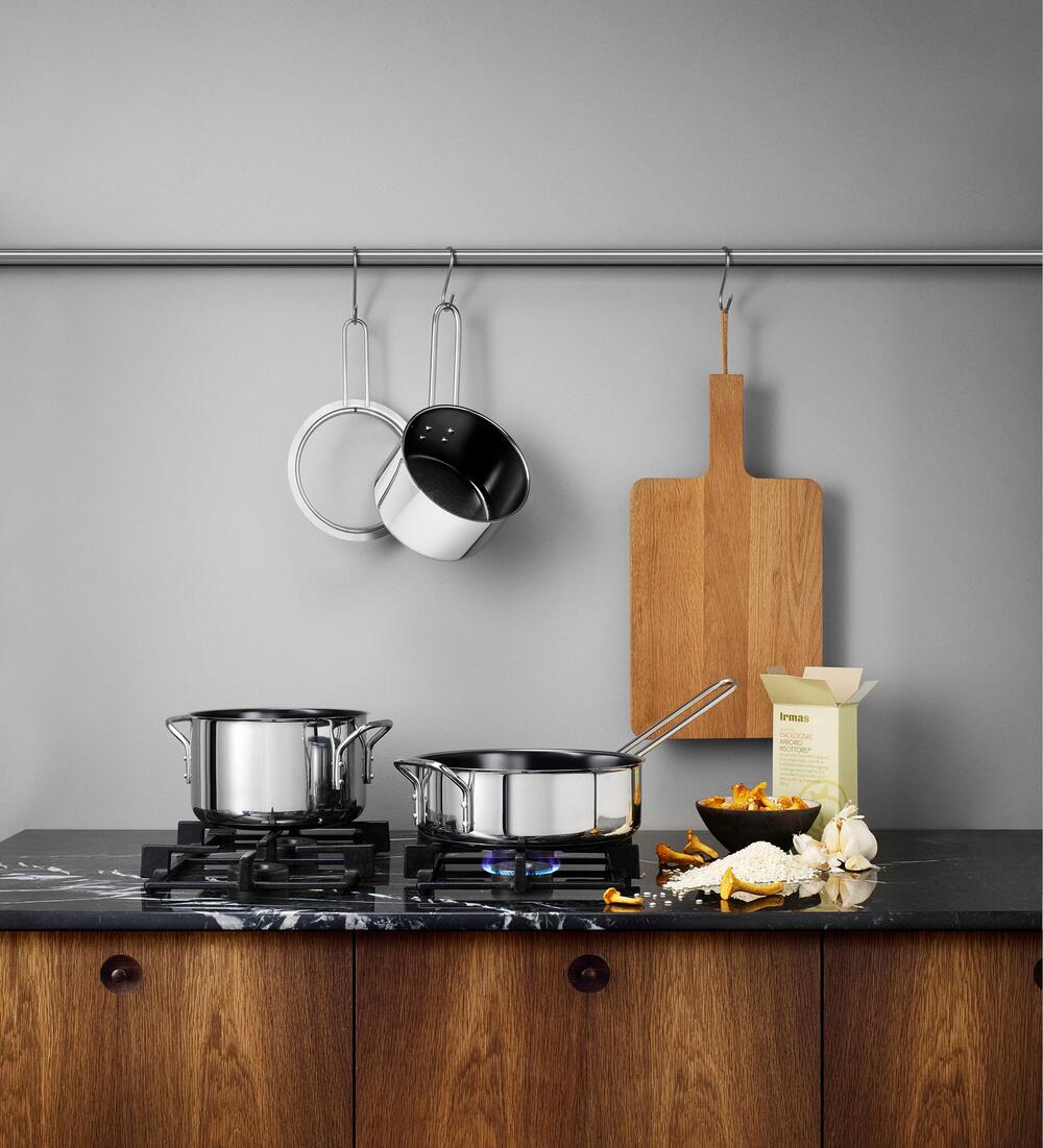 Ø24 cm - Stainless Steel Keramisk sauterpande