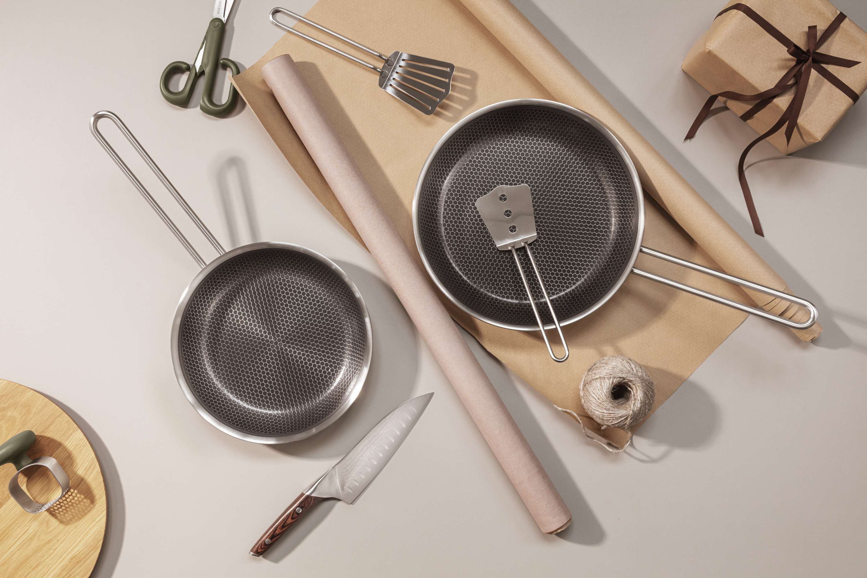 Multi Mosaic keramiske stegepander - 2 stk.