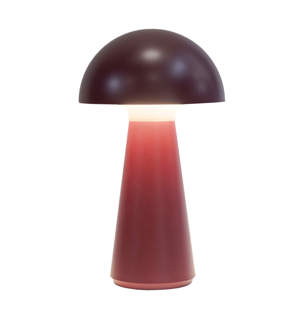 Sam lampe, bordeaux - H28 cm.