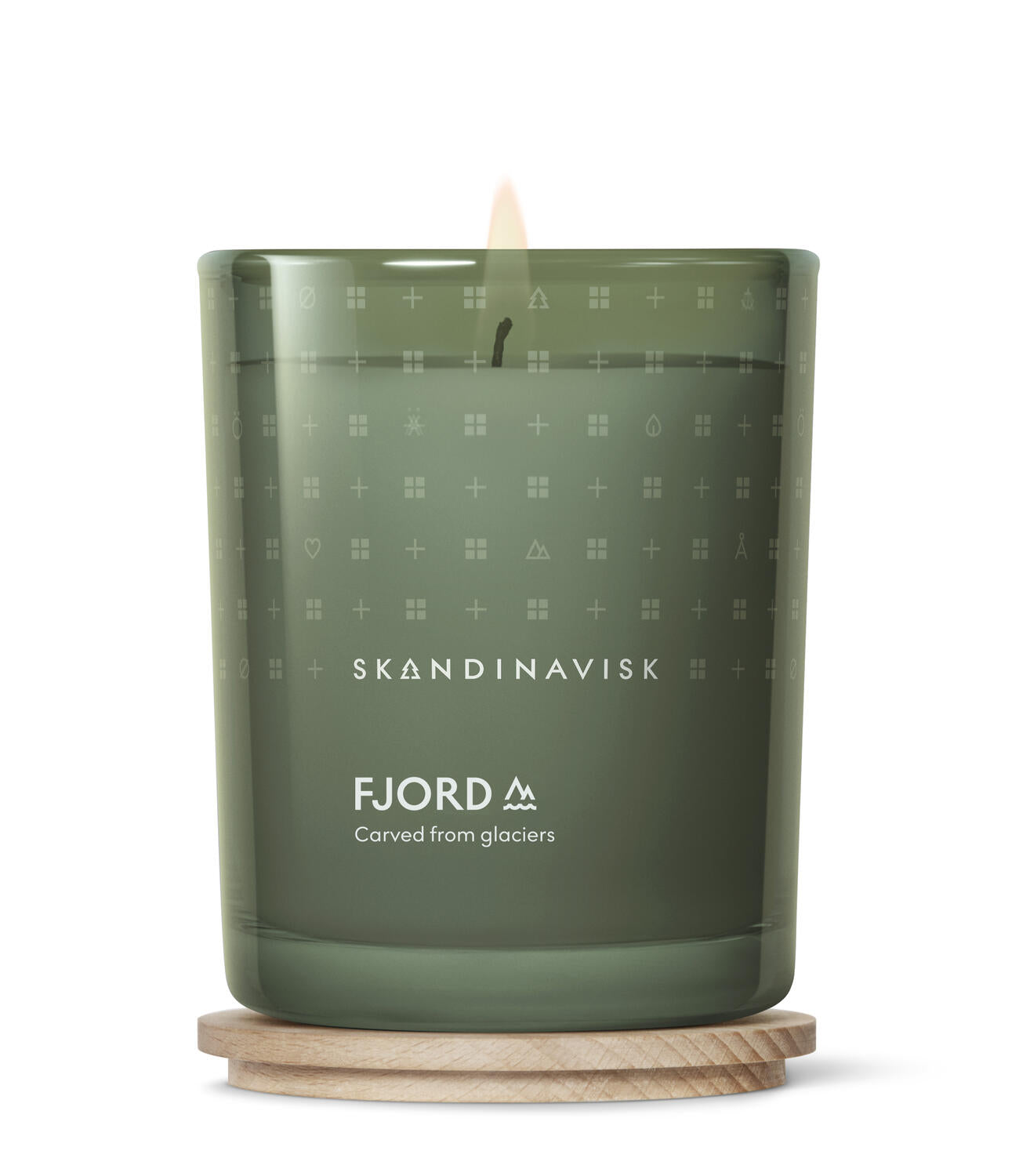 Fjord duftlys, 200g. - Fjord green