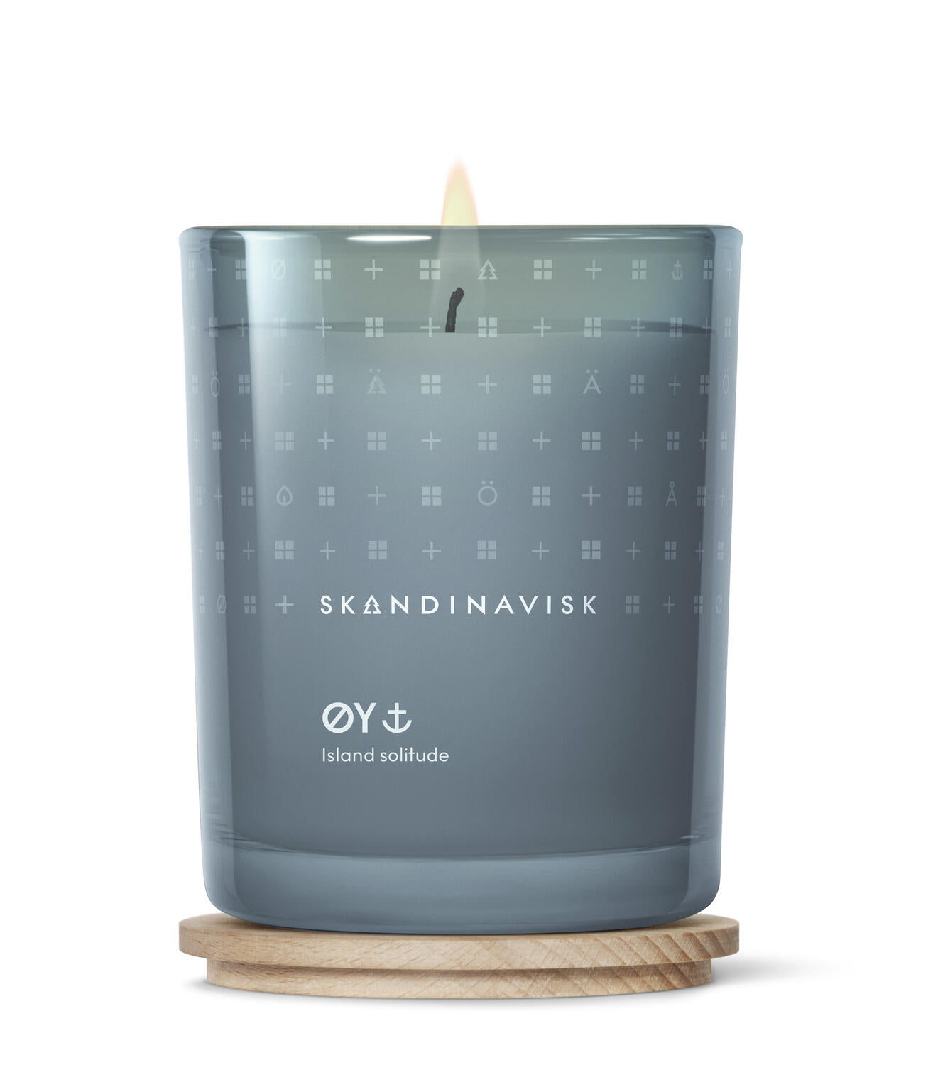 Øy duftlys, 200g. - Powder Blue