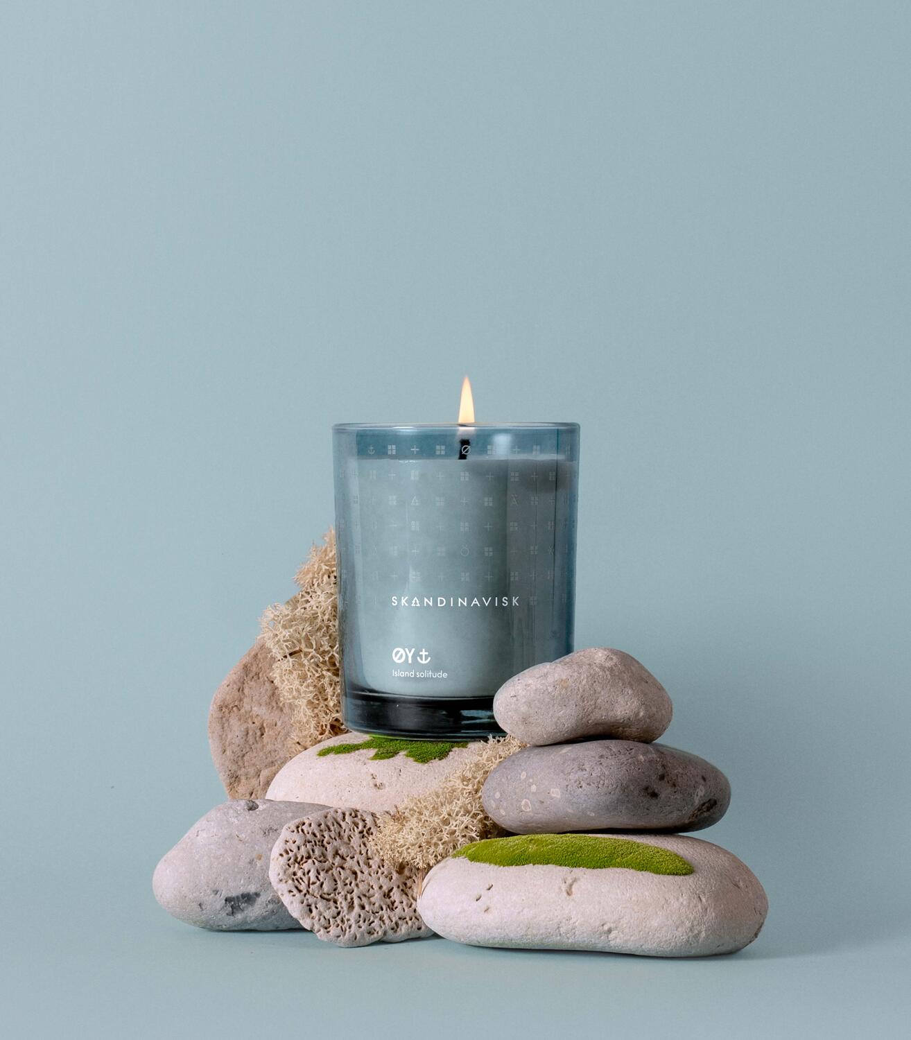 Øy duftlys, 65g. - Powder Blue