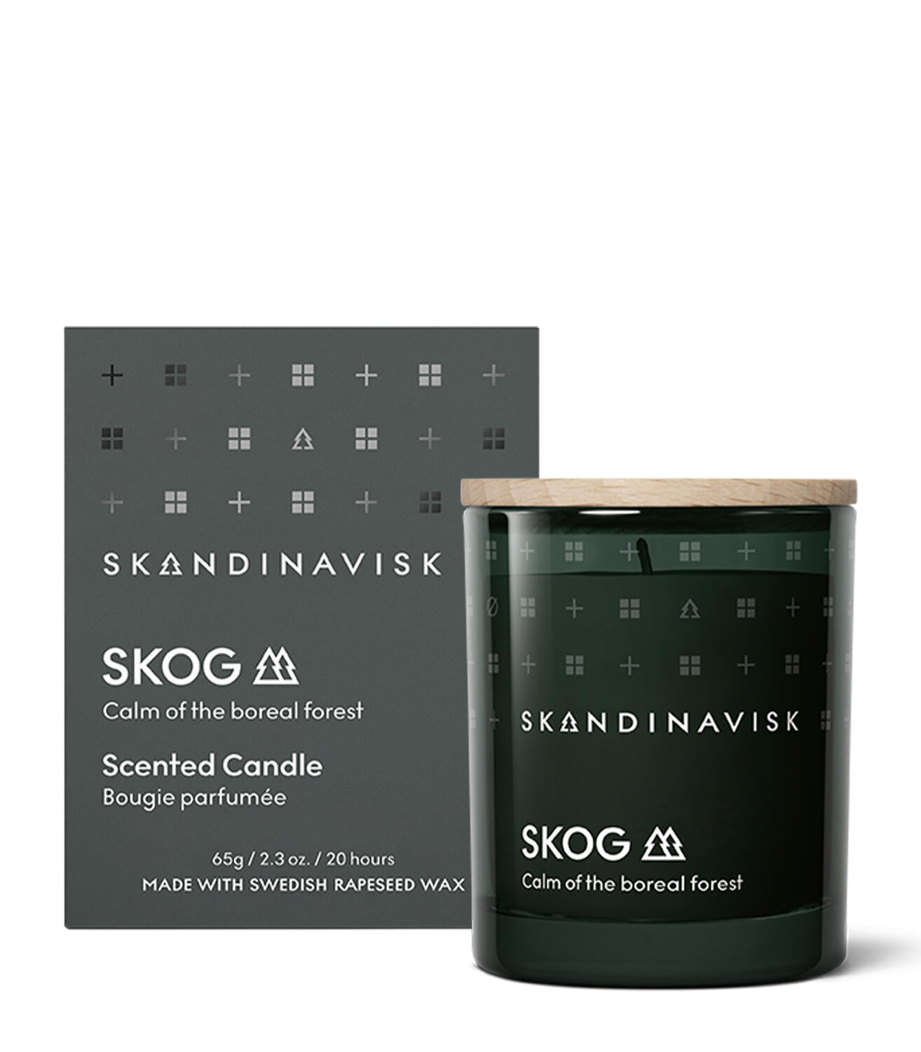 Skog duftlys, 65g. - Forest green