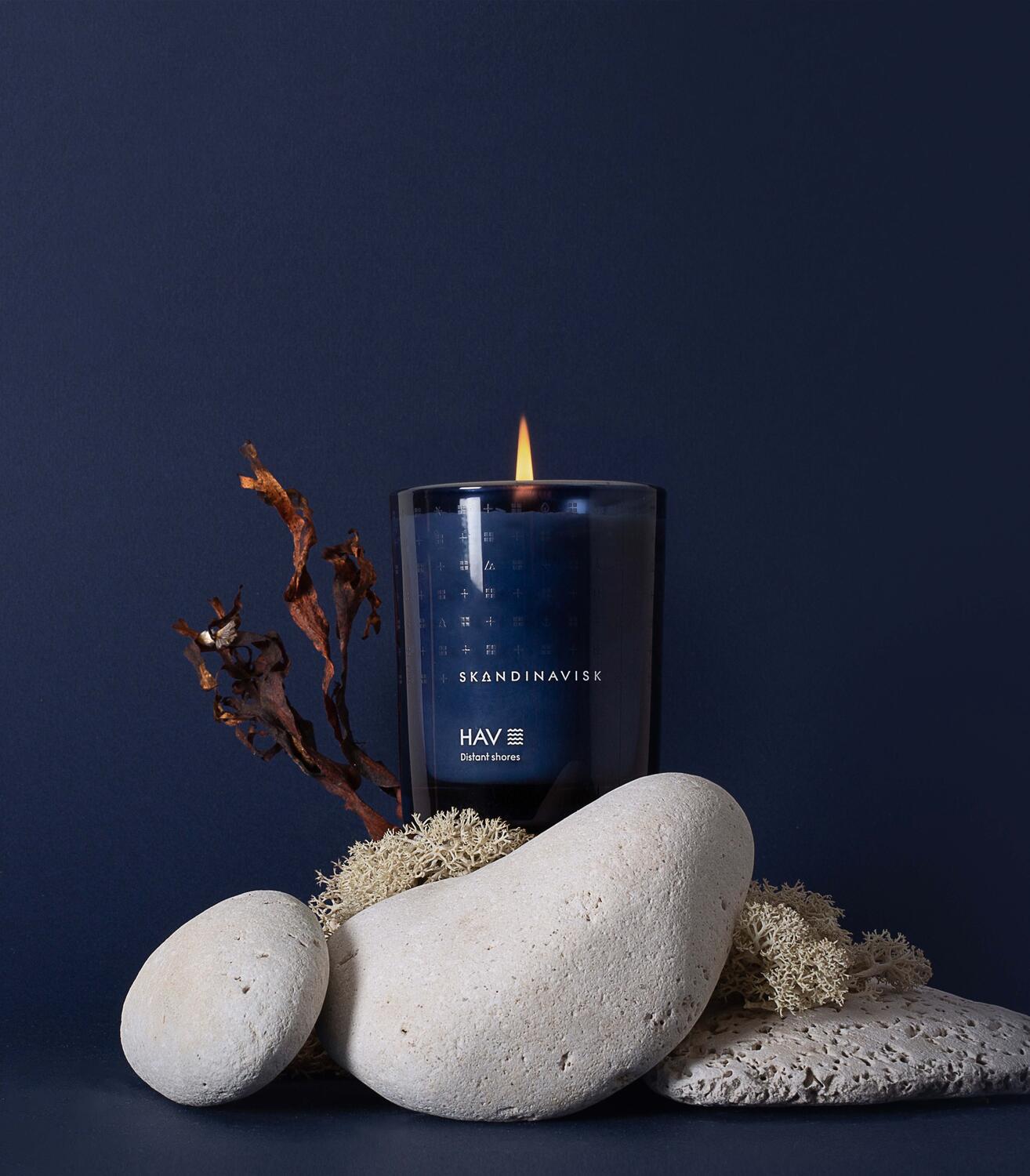 Hav duftlys, 65g. - Deep blue