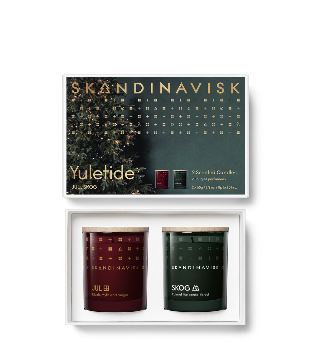 Yuletide duftlys gaveæske - 2 x 65 g