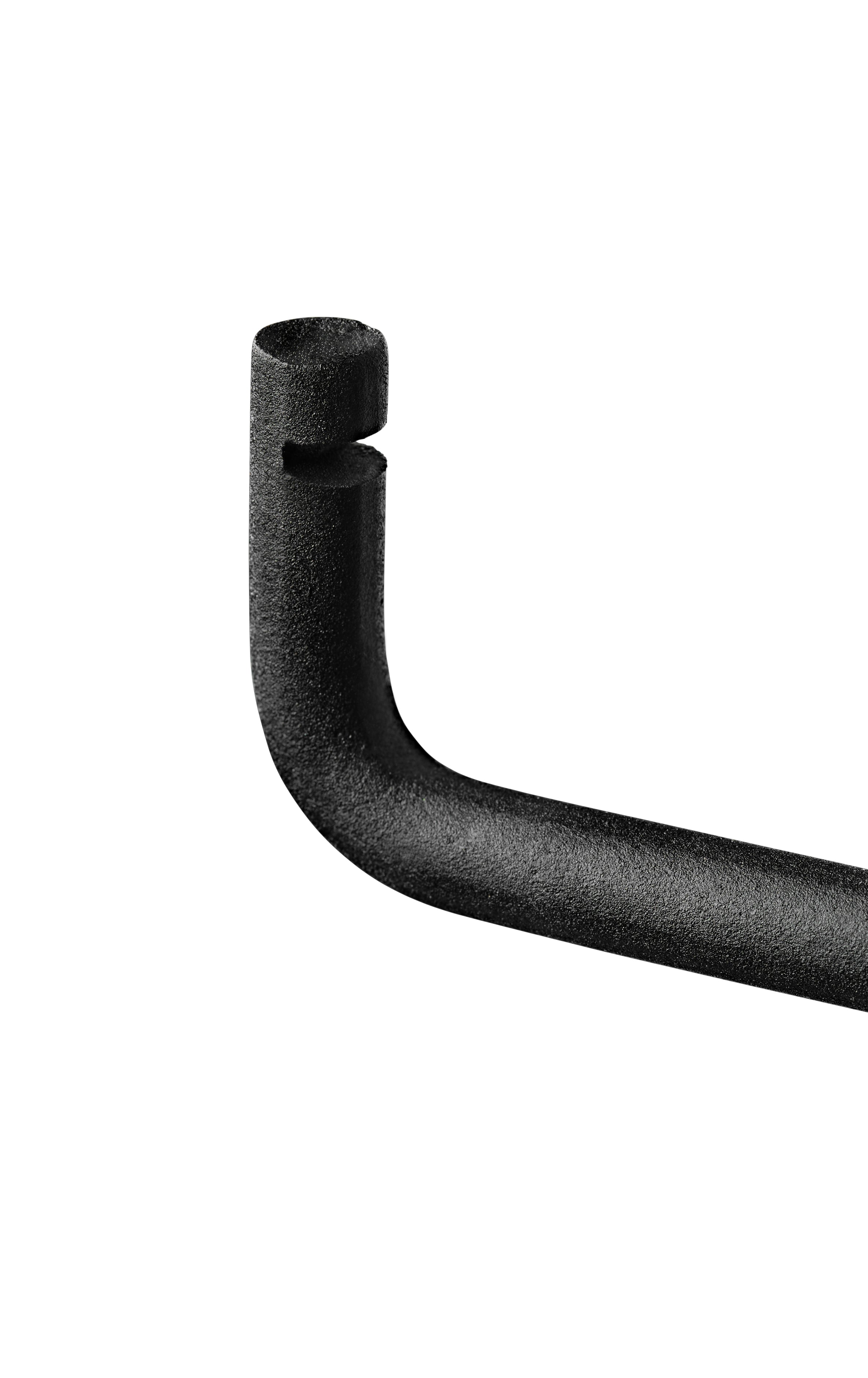 Nivo hylde stang- Sort