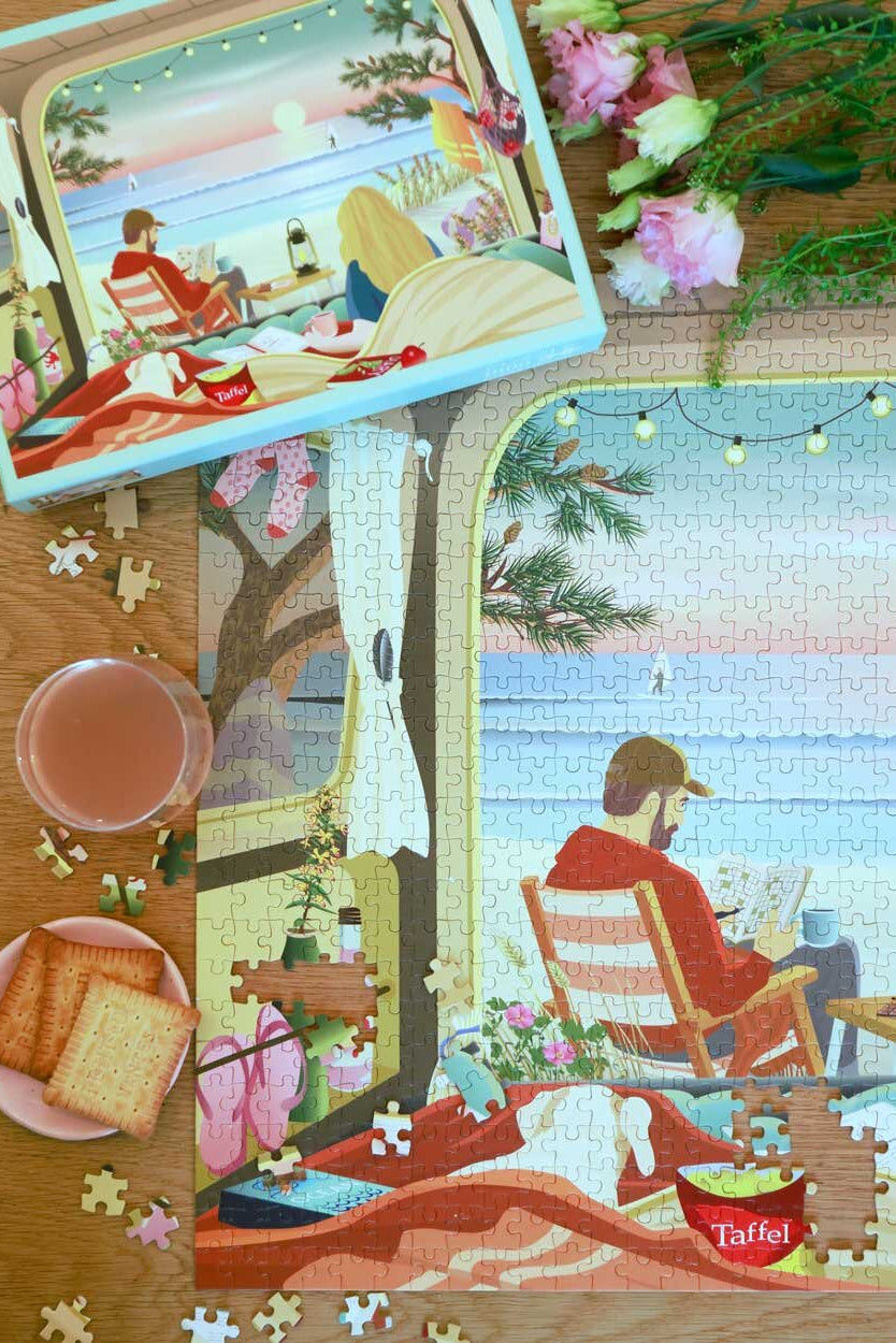 Camper By The Ocean puslespil - 1000 brikker