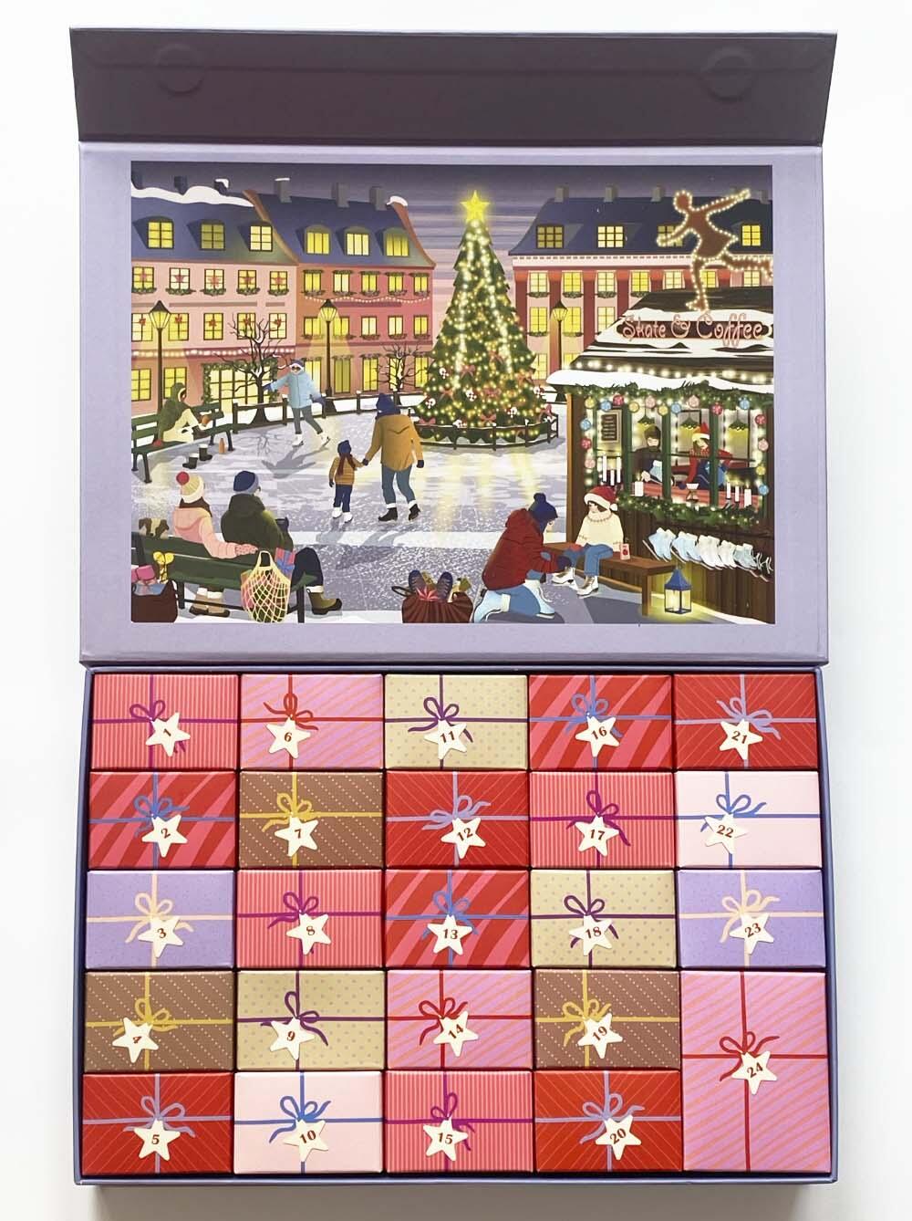 Puslespilsjulekalender Skate & Coffée - 1000 brikker