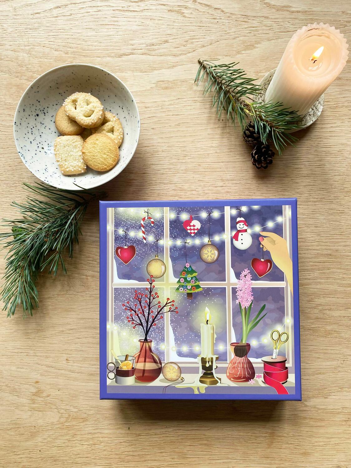 Christmas Window puslespil - 500 brikker