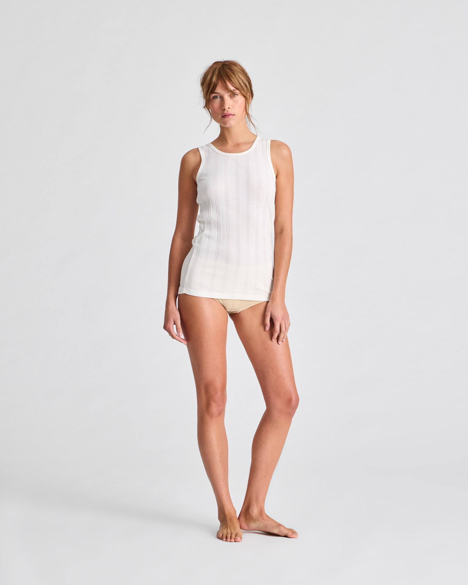 Alberte Drop needle - Off White