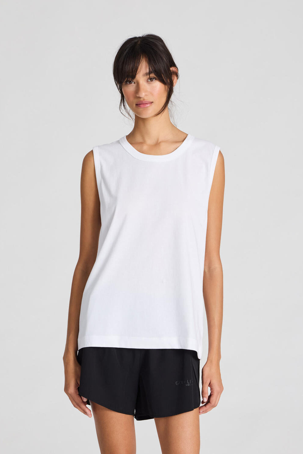 Genny Cotton Single Jersey top - hvid