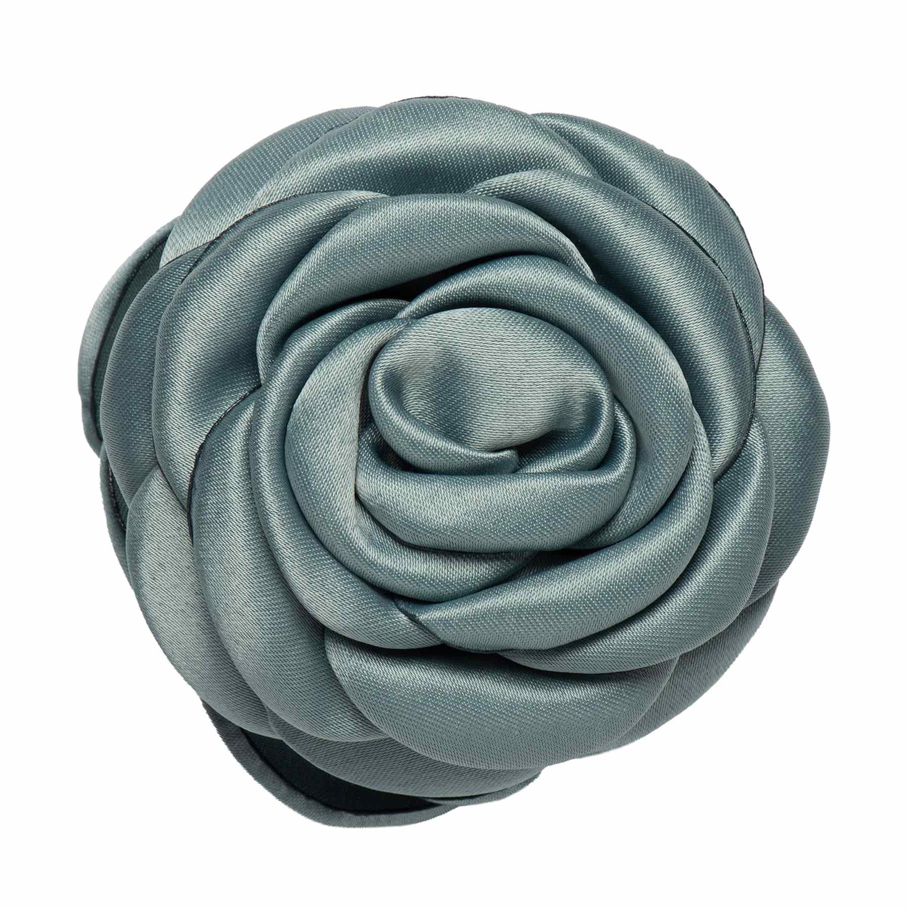 Satin Rose hårklemme, Small – irgrøn