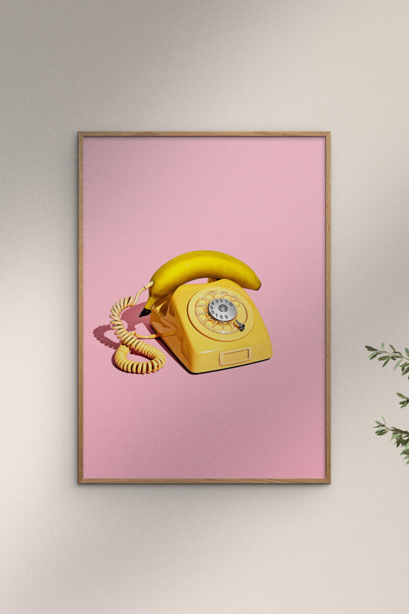 Supermercat Banana phone plakat