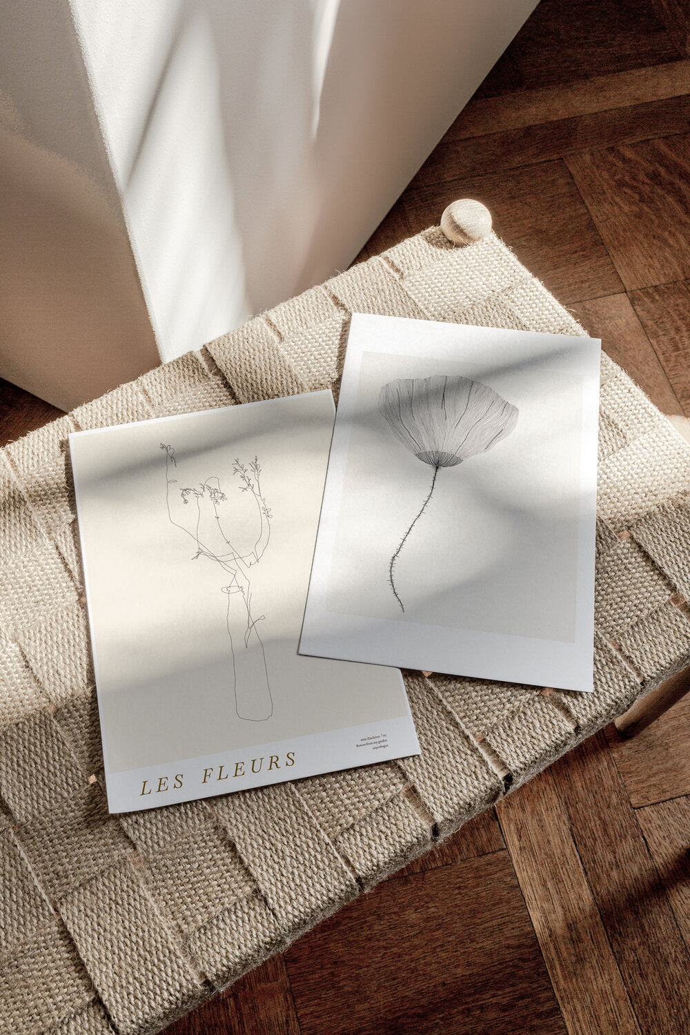 Poppy plakat, creme - 50x70 cm
