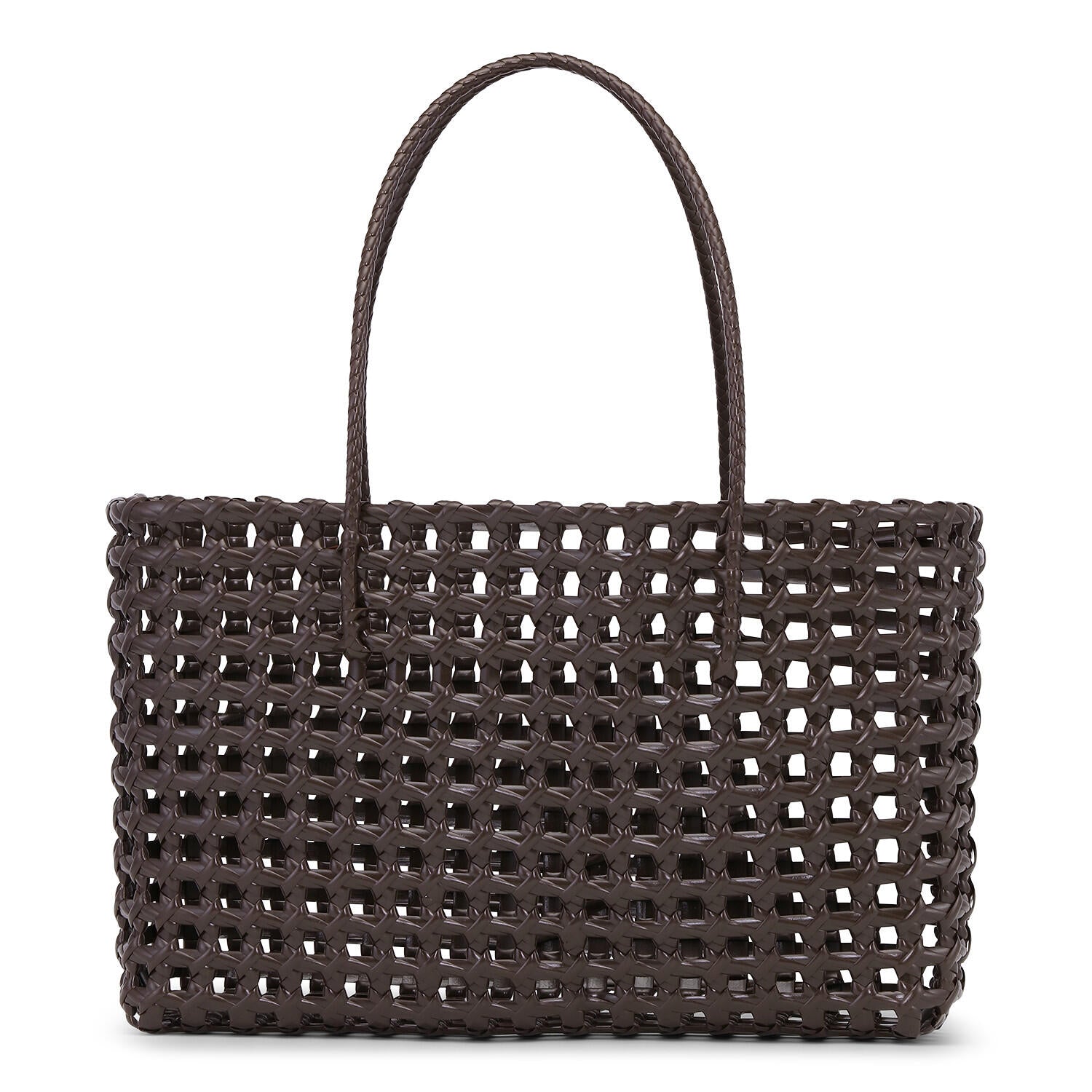 Kaya Woven shopper, Big - brun