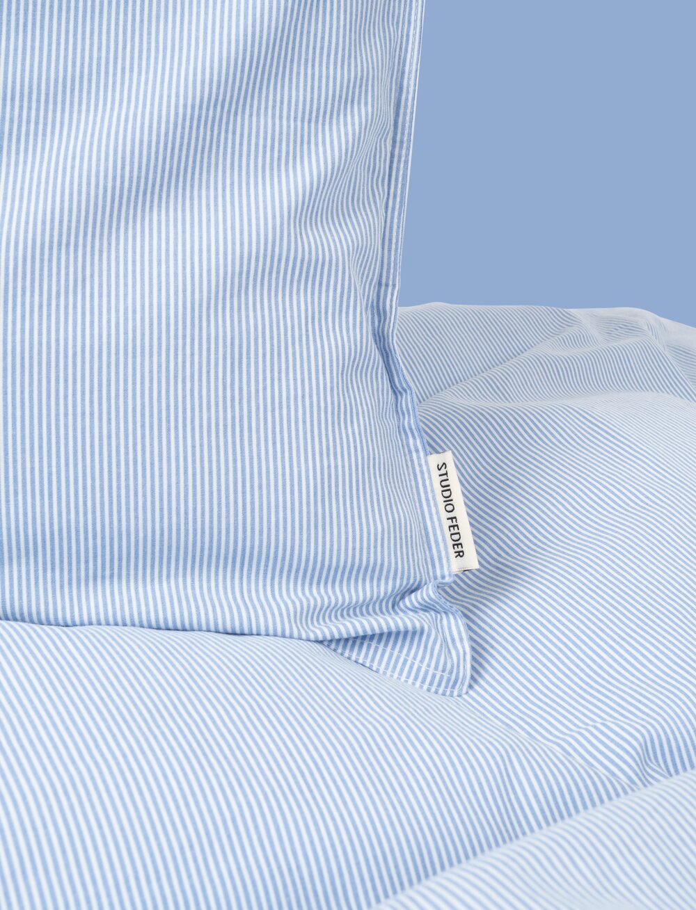 Stribet sengetøj - Milk Stripe