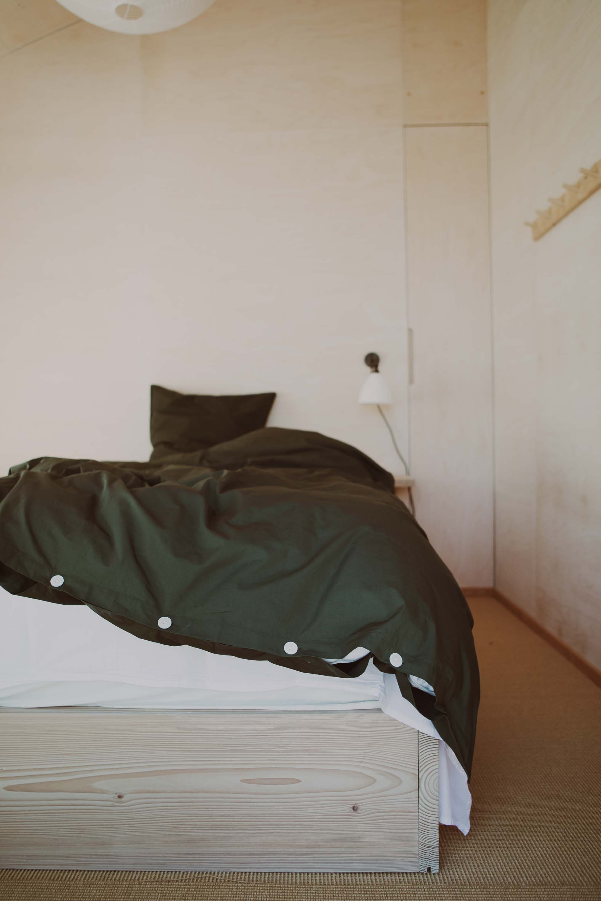 Percale sengesæt, Pine - 140x200 cm.