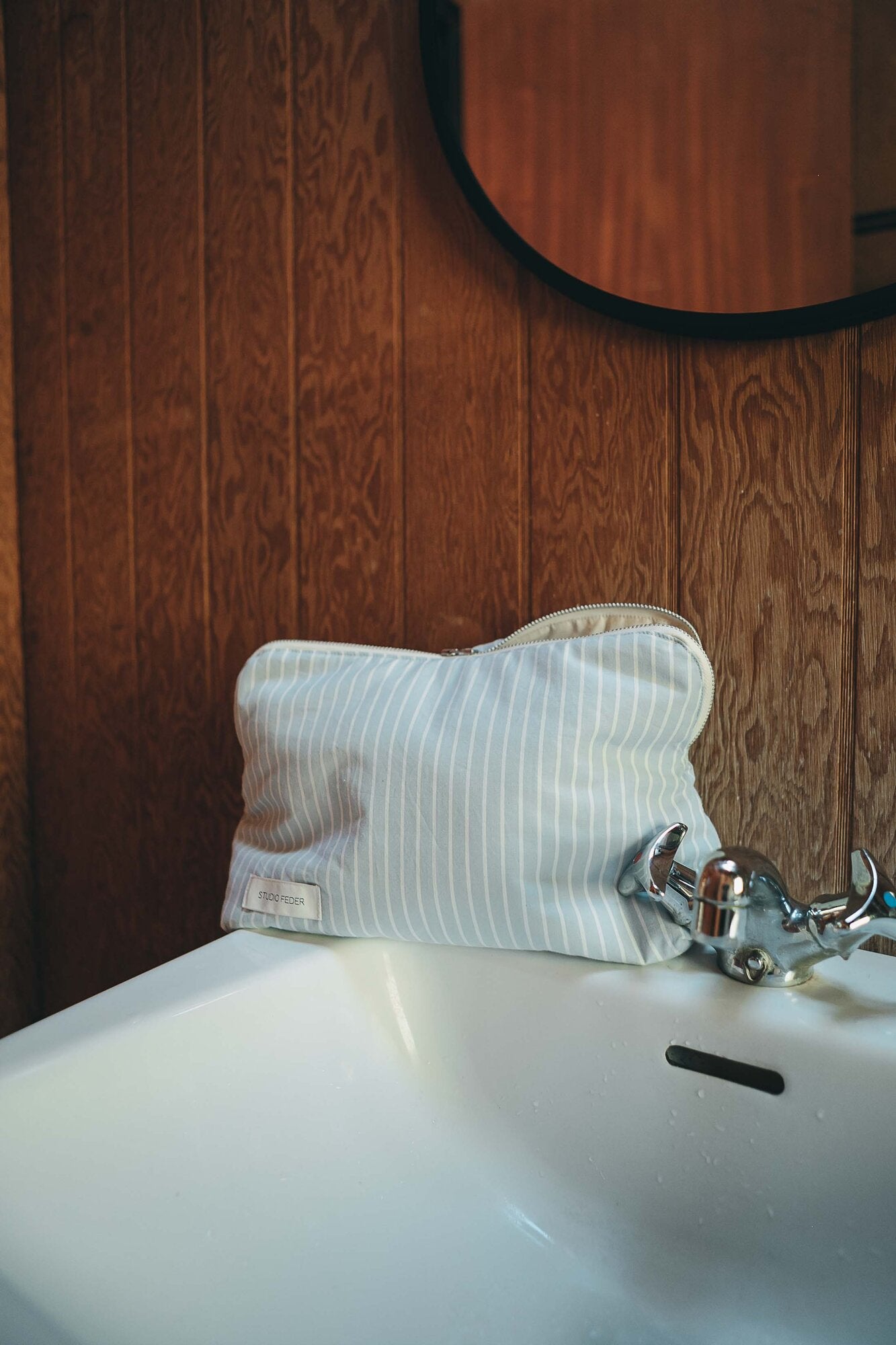 Celia toilettaske - Mattress Stripe