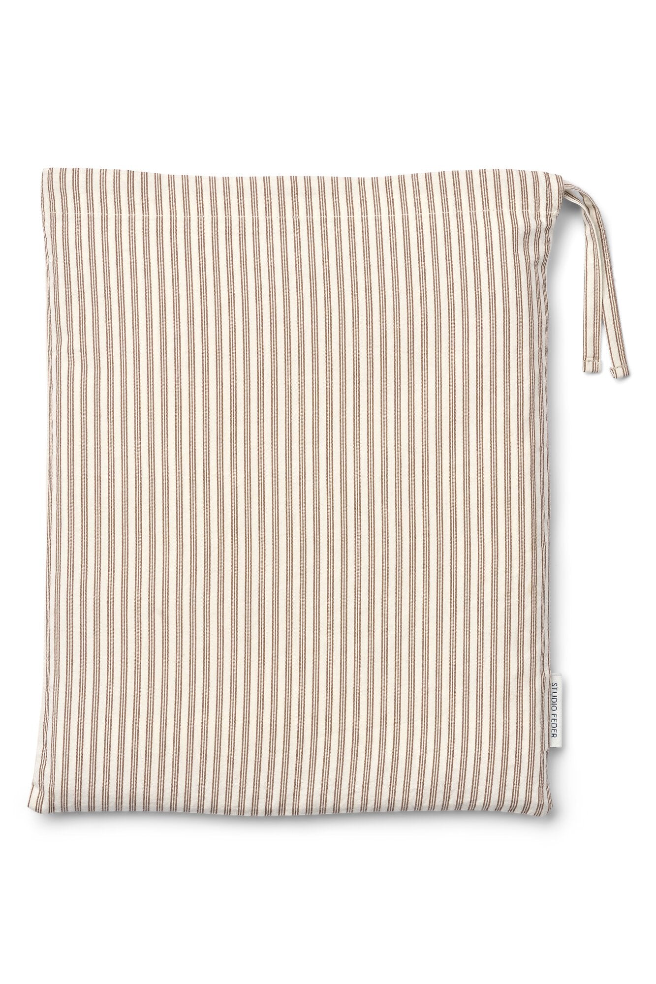 Percale sengesæt - Brown Beach Stripe
