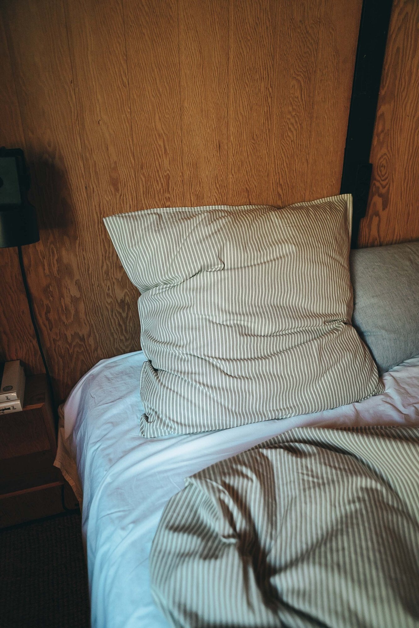 Percale sengesæt - Brown Beach Stripe