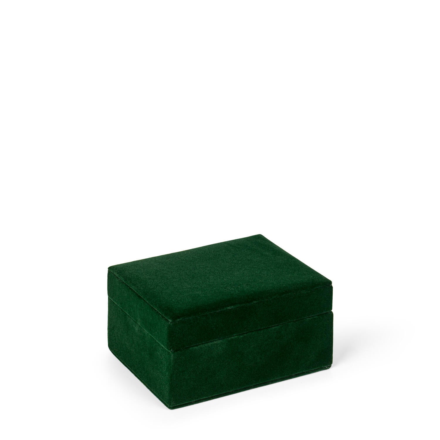 Velour smykkeskrin, small - Darkest Spruce