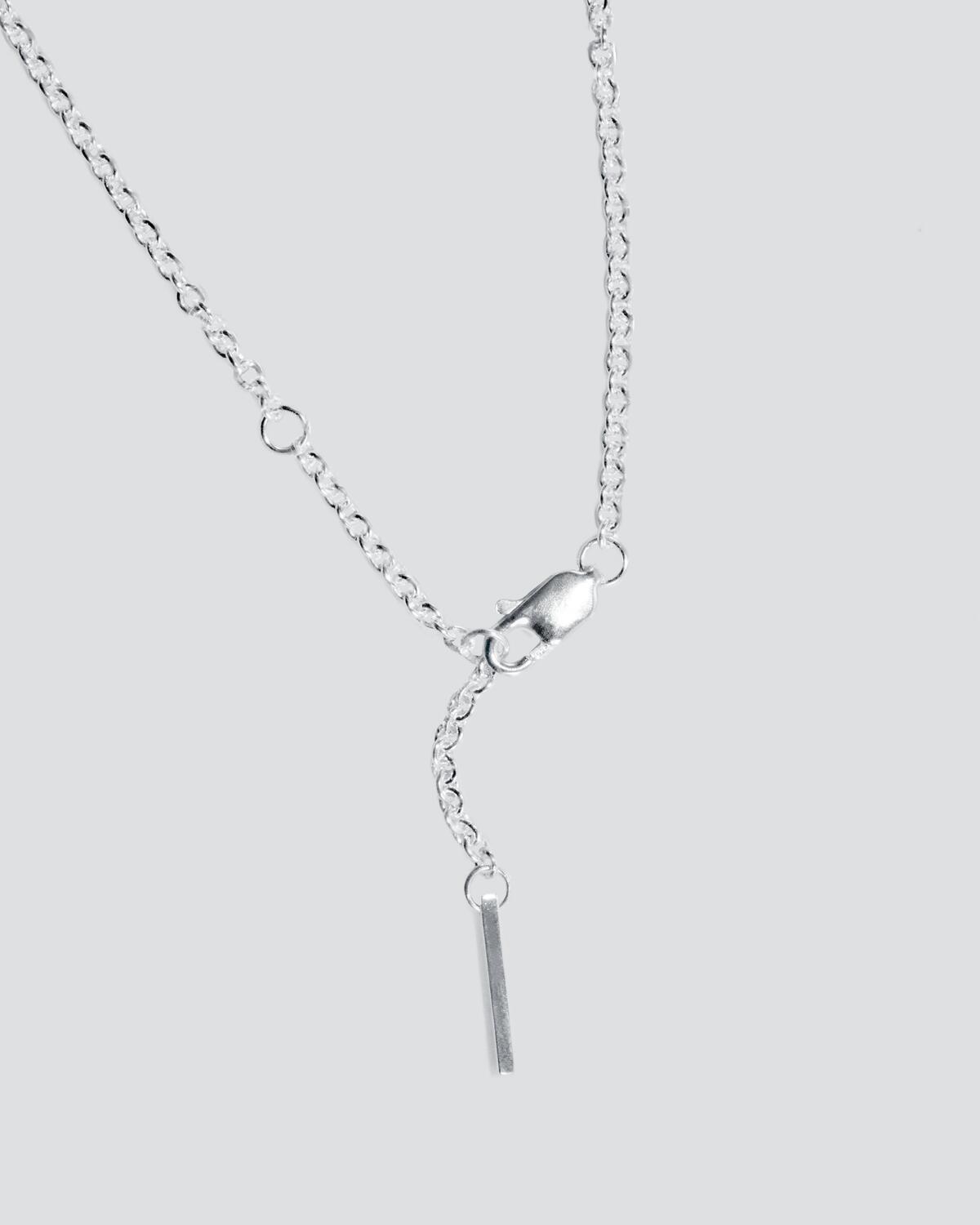 Tied Heart halskæde - sølv