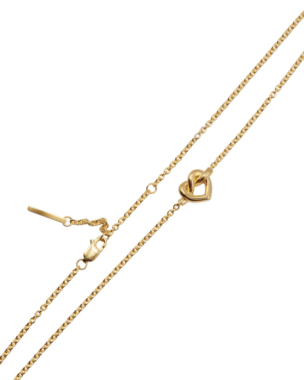 Tied Heart halskæde - forgyldt
